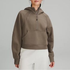 Lululemon half zip oversized scuba